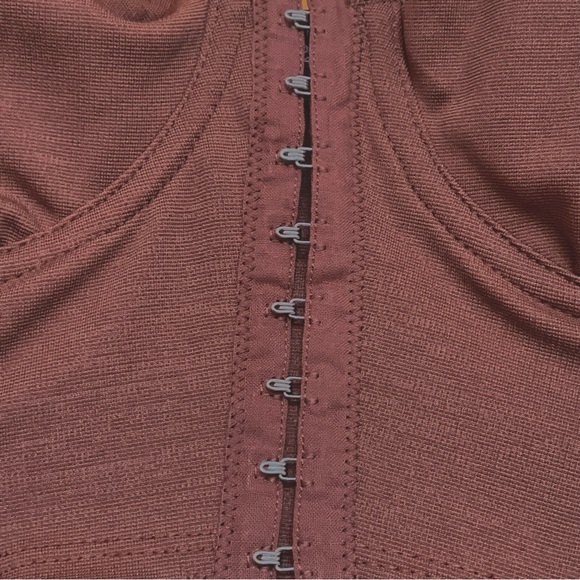FOREVER 21 Brown hook and eye corset top - Picture 4 of 5